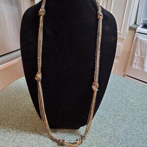 Long Four Strand Necklace - 42 inches